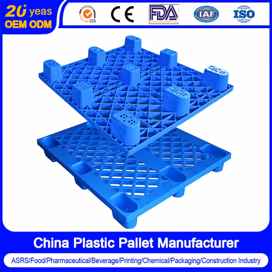 Warehouse Industrial Heavy Duty ISO Plastic Pallet for Storage